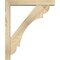 Ekena Millwork Olympic Block Rough Sawn Bracket w/ Offset Brace, Douglas Fir, 4"W x 20"D x 24"H BKT0402X20X24OLY05RDF - alternate 3